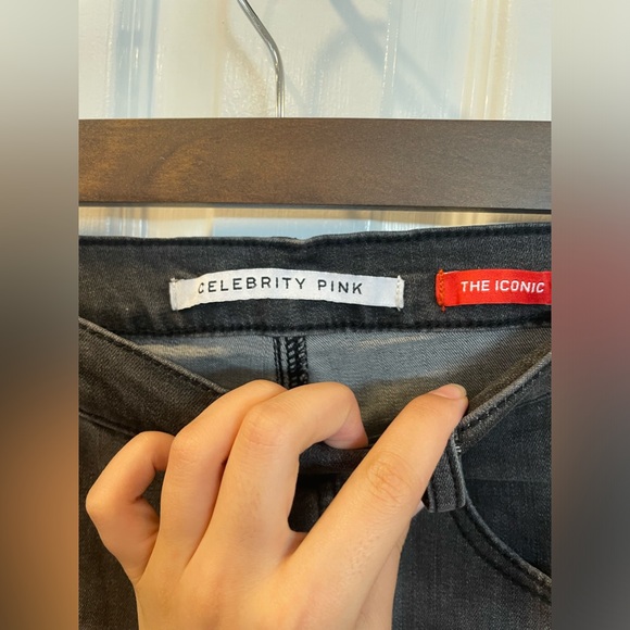 celebrity pink Distressed black jean - Picture 4 of 8